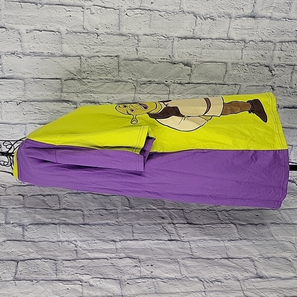 DREAMWORKS Shrek‎ Duo-Tone Couples Exclusive Box Lunch Shirt Size Medium - Picture 4 of 6